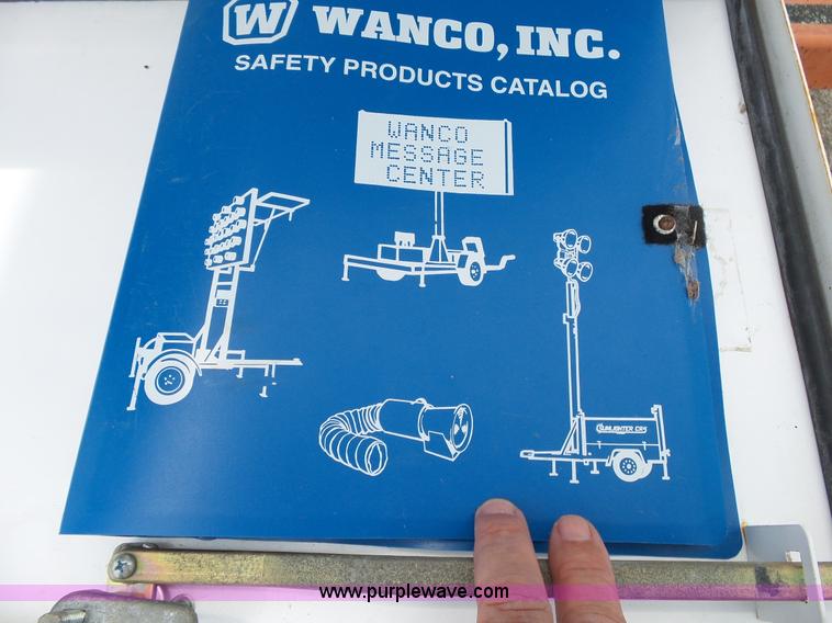 image for item F1385 Wanco message board
