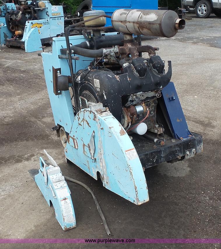 image for item K1431 Target Pro65II30 walk behind self propelled concrete saw