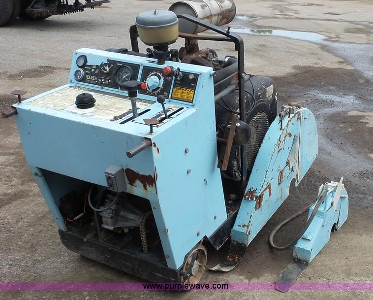 image for item K1431 Target Pro65II30 walk behind self propelled concrete saw