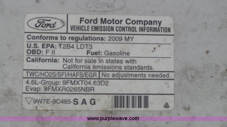 image for item K7741 2009 Ford F150 XL SuperCab pickup truck