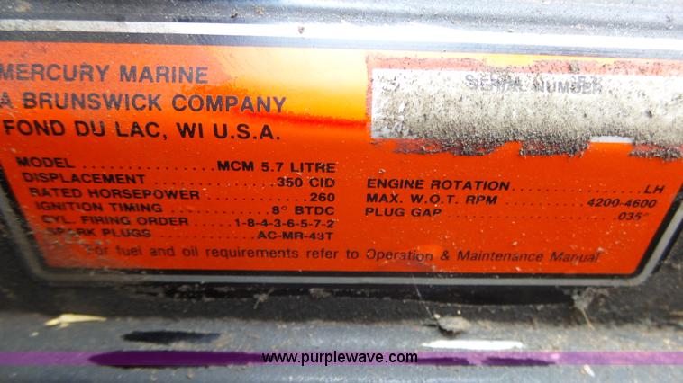 image for item K8323 1988 Glastron SSV-199 boat