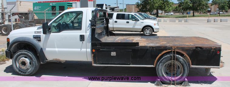 image for item K8830 2008 Ford F450 Super Duty XL flatbed truck