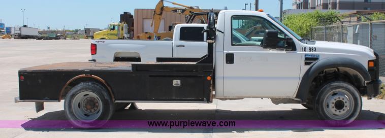 image for item K8830 2008 Ford F450 Super Duty XL flatbed truck
