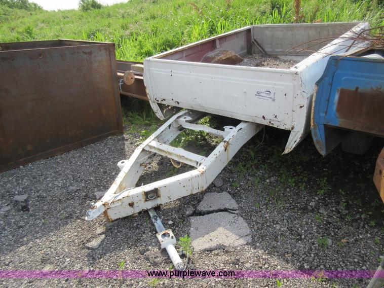 image for item L2794 Shop built pickup bed trailer