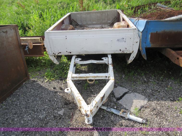 image for item L2794 Shop built pickup bed trailer