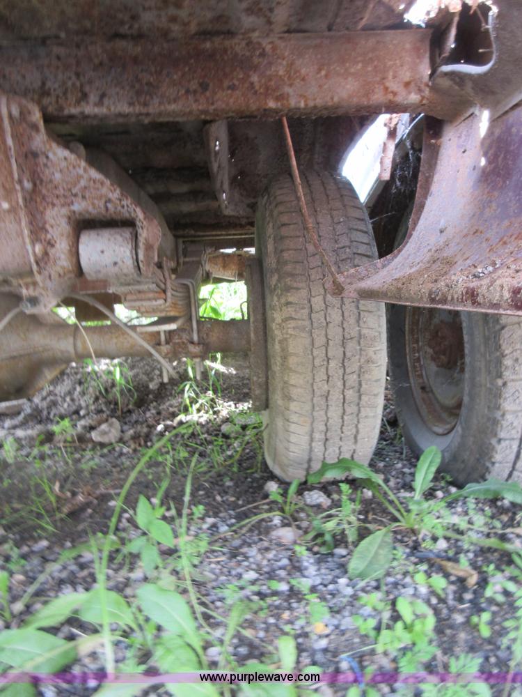 image for item L2794 Shop built pickup bed trailer