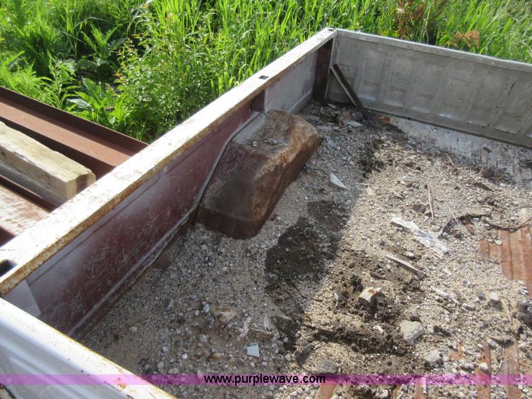 image for item L2794 Shop built pickup bed trailer