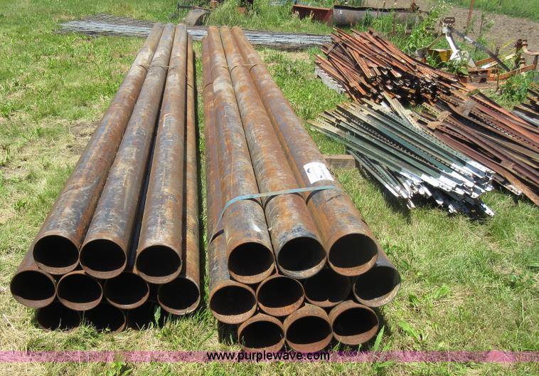 image for item L2818 (20) 21'L x 6" steel pipes