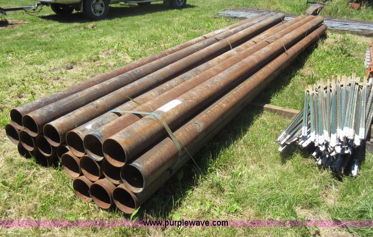 image for item L2818 (20) 21'L x 6" steel pipes