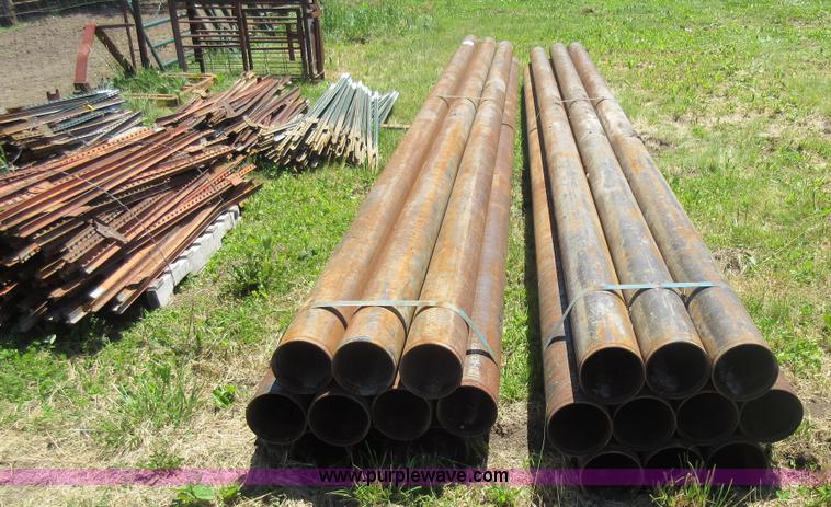 image for item L2818 (20) 21'L x 6" steel pipes