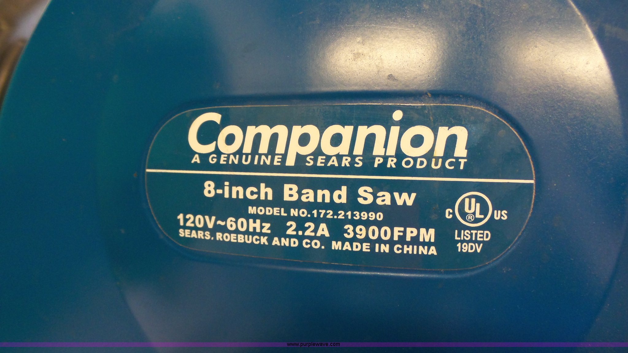 Companion bandsaw in Lawrence, KS 