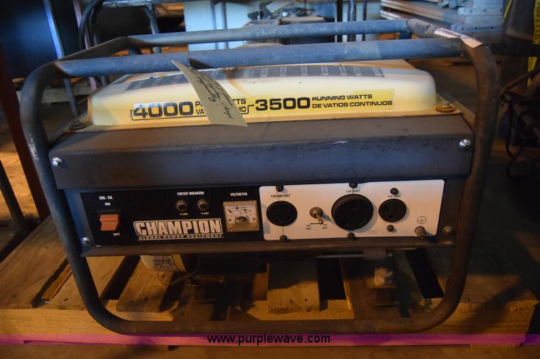 image for item BF9852 Champion 4000 generator