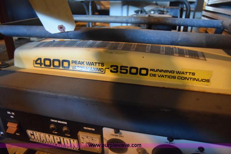 image for item BF9852 Champion 4000 generator
