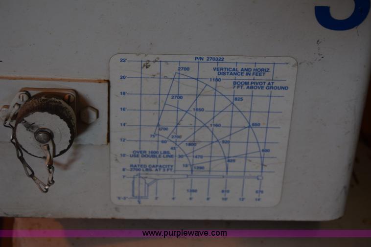 image for item BF9858 Auto Crane 2703 truck mounted crane