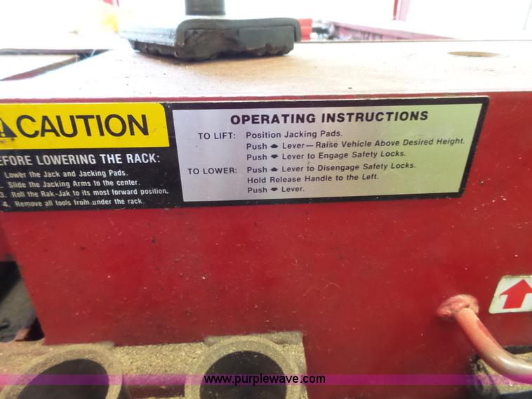 image for item BG9486 Ammco 2296 four post car lift