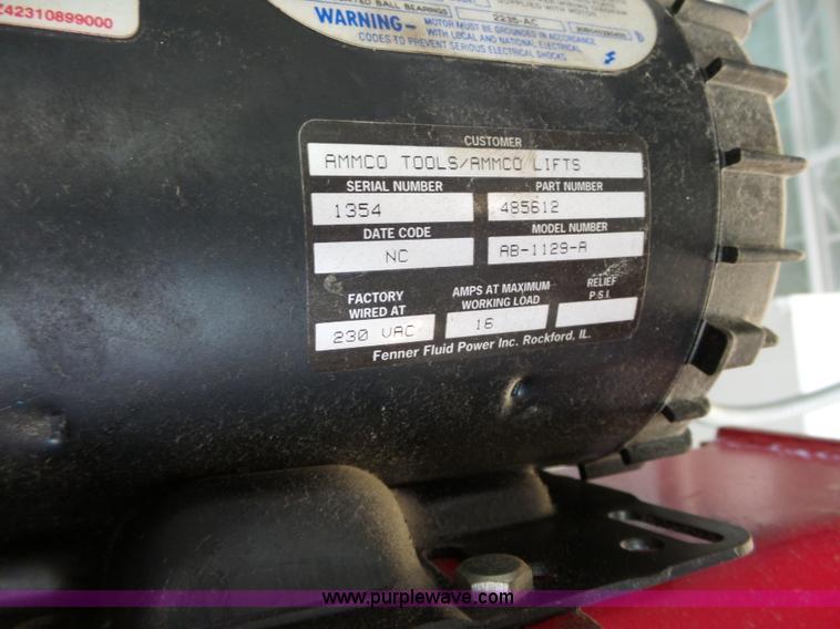 image for item BG9486 Ammco 2296 four post car lift