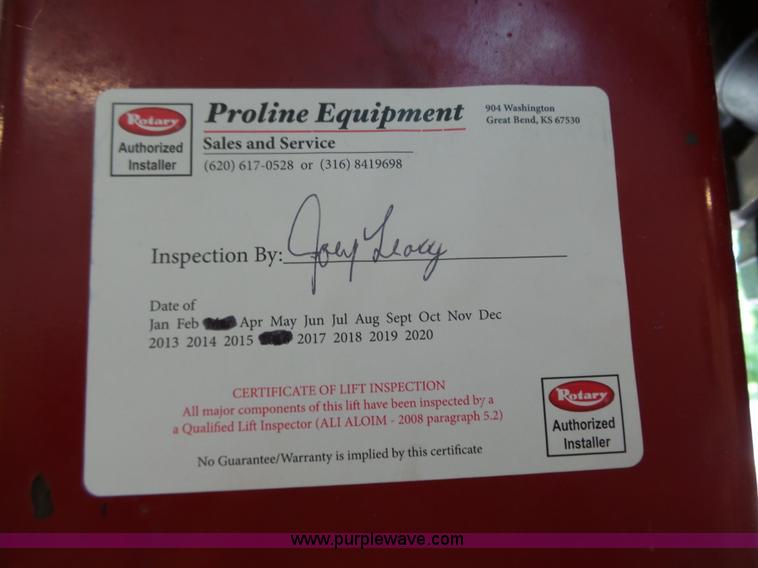 image for item BG9486 Ammco 2296 four post car lift