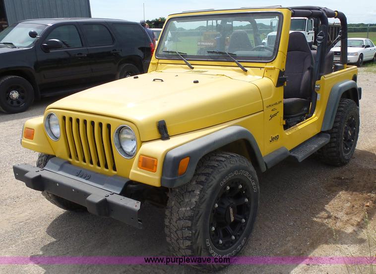 image for item BR9340 2001 Jeep Wrangler Sport SUV