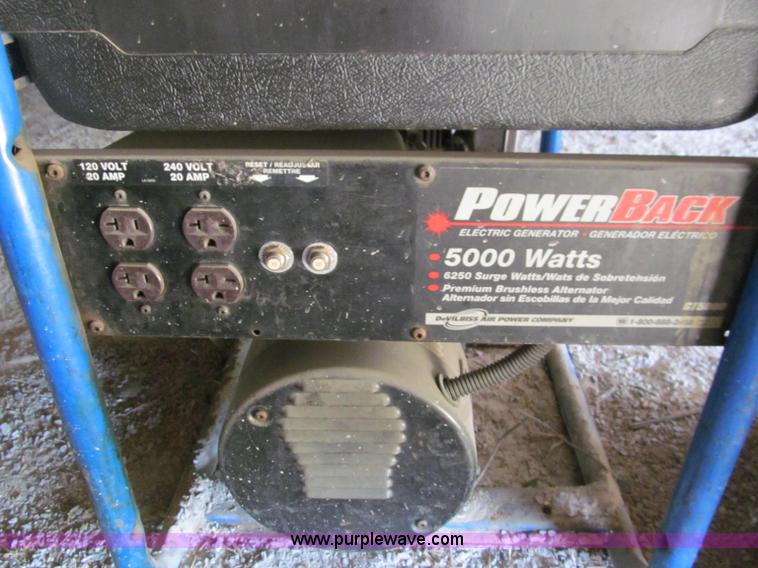 image for item BT9156 Power Back GT500 generator