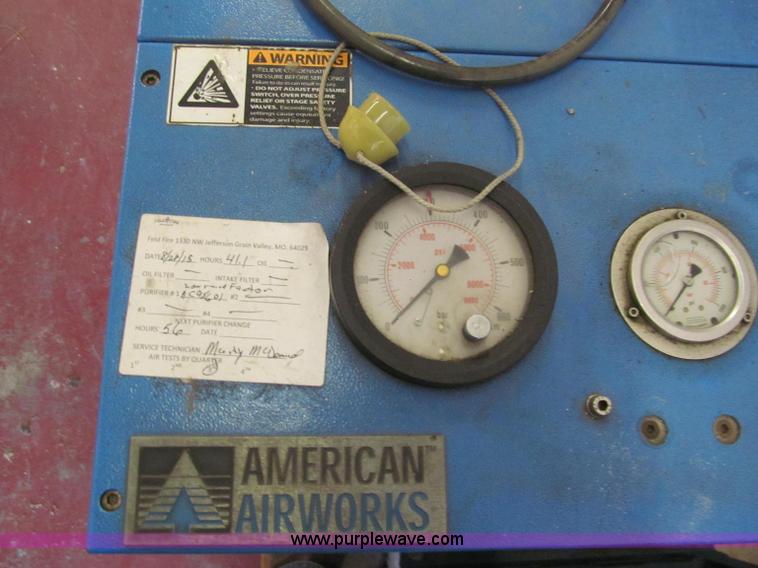 image for item BT9164 American Air Works SCBA fill station