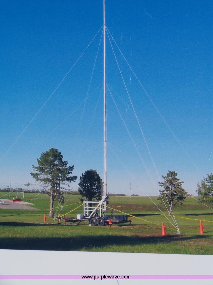 image for item J4861 1997 Mobile power line telescopic tower and trailer