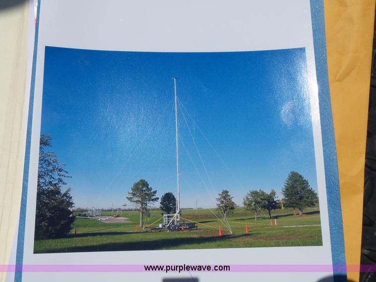 image for item J4861 1997 Mobile power line telescopic tower and trailer
