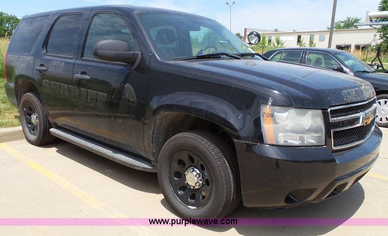 image for item J4865 2009 Chevrolet Tahoe Police SUV