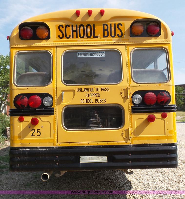 image for item J4887 1997 Chevrolet Blue Bird school bus
