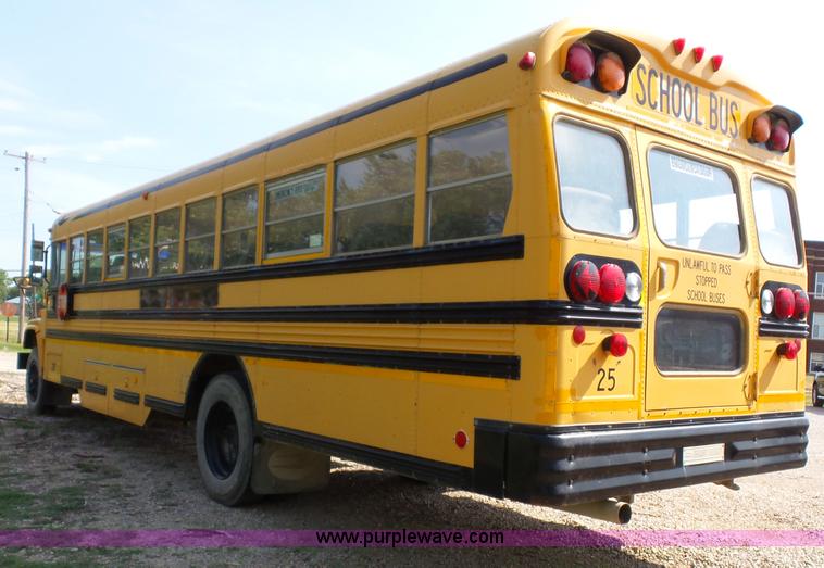 image for item J4887 1997 Chevrolet Blue Bird school bus