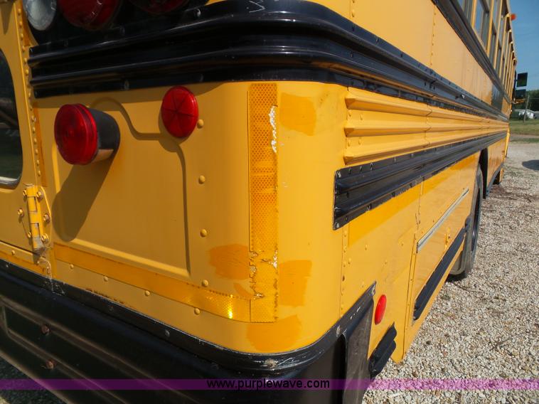 image for item J4887 1997 Chevrolet Blue Bird school bus