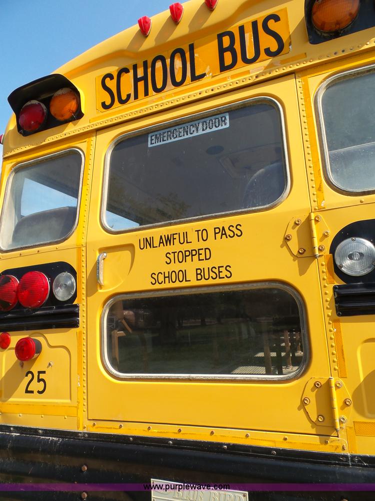image for item J4887 1997 Chevrolet Blue Bird school bus