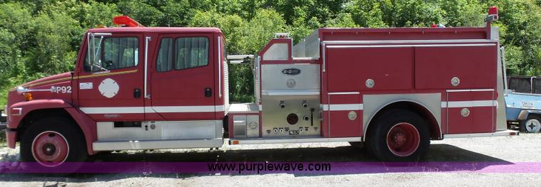 image for item J4925 1993 Freightliner FL80 fire truck