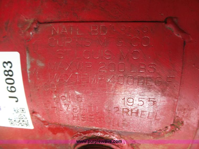 image for item J6083 1955 Curtis air compressor