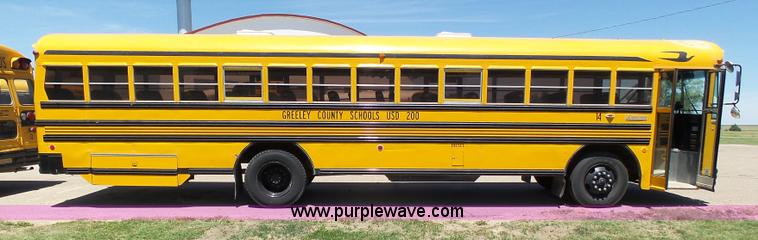image for item J6118 1992 Blue Bird TC2000 school bus