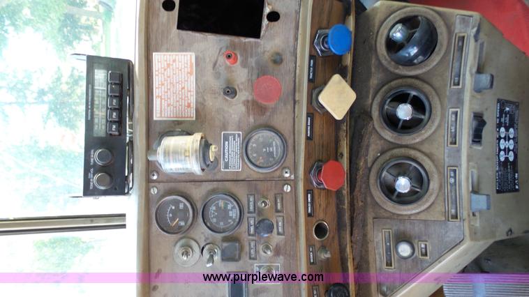 image for item K5498 1981 Mack R686ST semi truck with equipment trailer