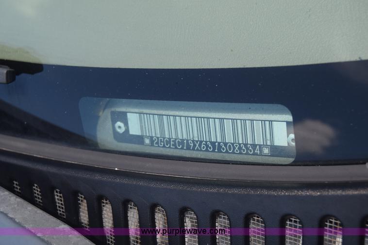 image for item K6504 2003 Chevrolet Silverado 1500 Ext. Cab pickup truck