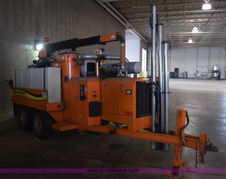 image for item K6507 2007 Ring-o-matic 550 High CFM vacuum excavator trailer