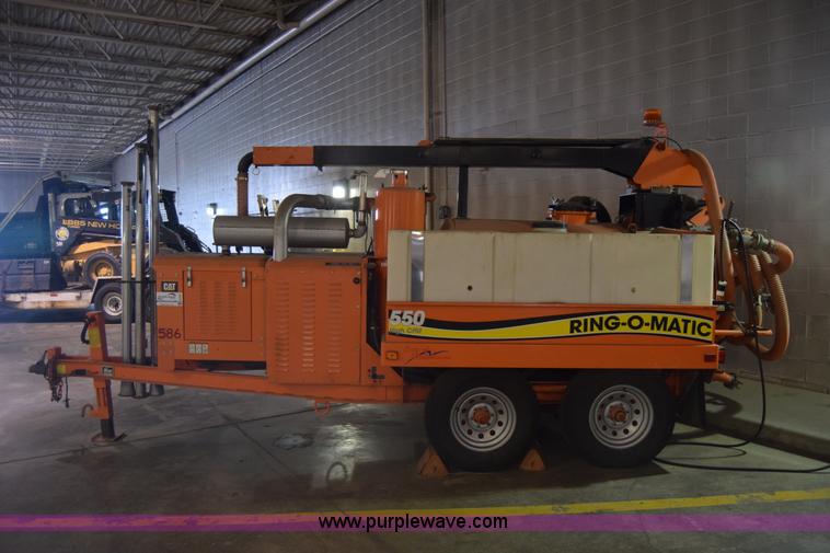 image for item K6507 2007 Ring-o-matic 550 High CFM vacuum excavator trailer