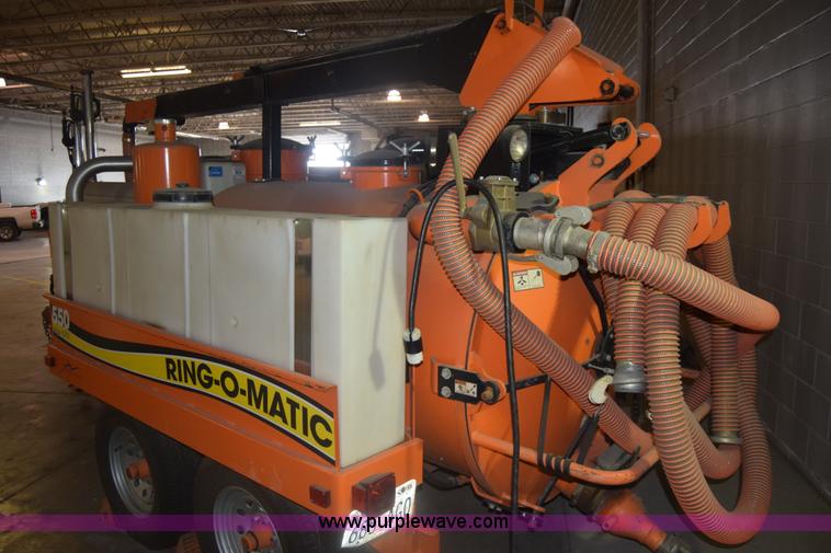 image for item K6507 2007 Ring-o-matic 550 High CFM vacuum excavator trailer