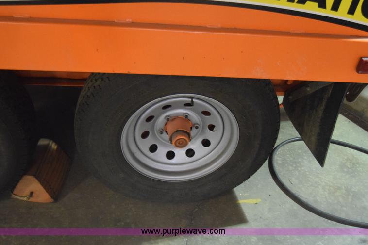 image for item K6507 2007 Ring-o-matic 550 High CFM vacuum excavator trailer