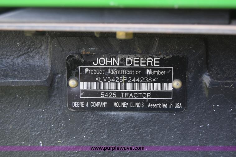 image for item K6526 2006 John Deere 5425 tractor
