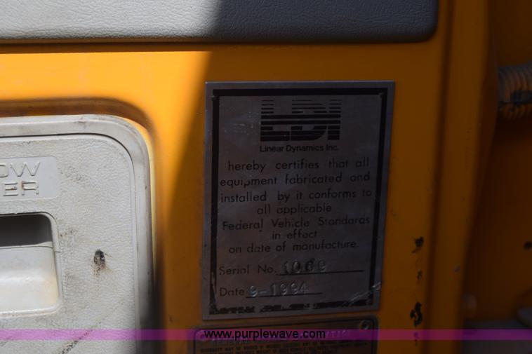 image for item K6534 1994 GMC W5 paint striper truck