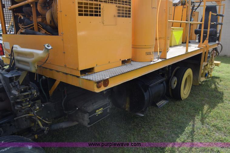 image for item K6534 1994 GMC W5 paint striper truck