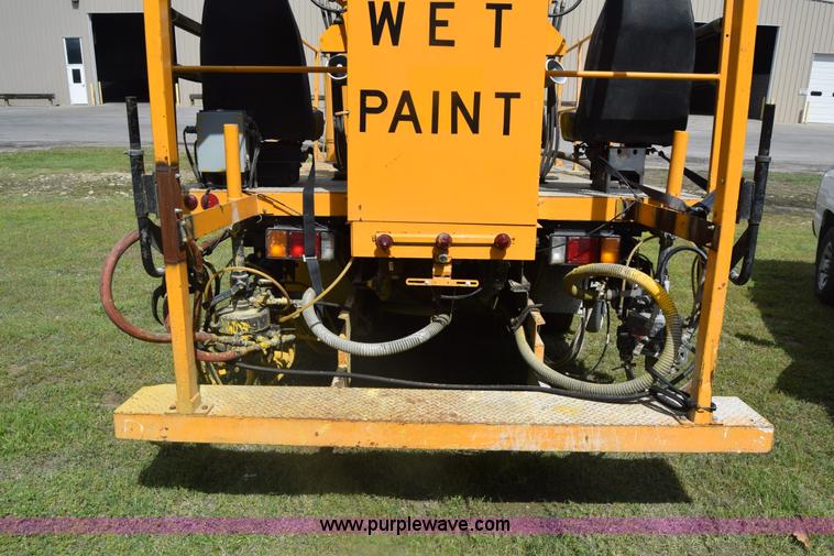 image for item K6534 1994 GMC W5 paint striper truck