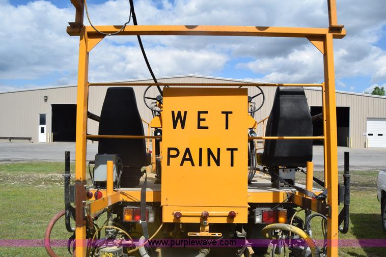 image for item K6534 1994 GMC W5 paint striper truck