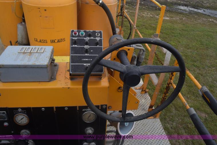 image for item K6534 1994 GMC W5 paint striper truck