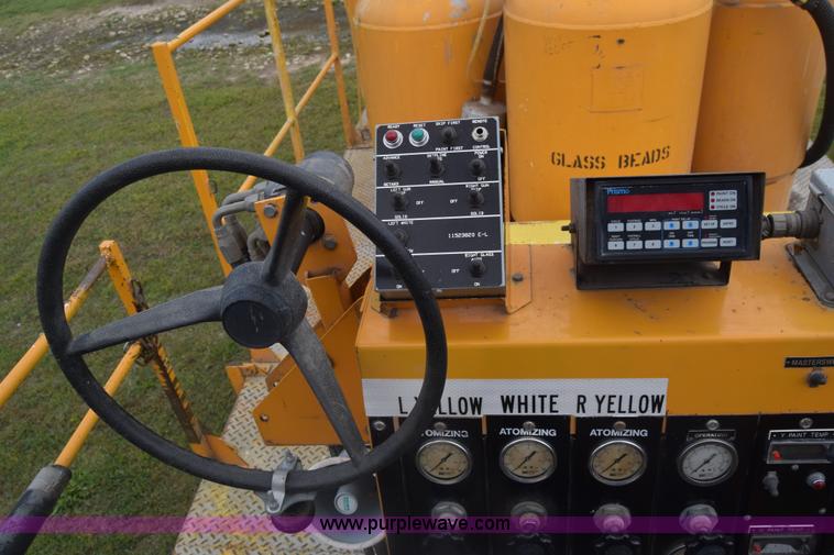 image for item K6534 1994 GMC W5 paint striper truck