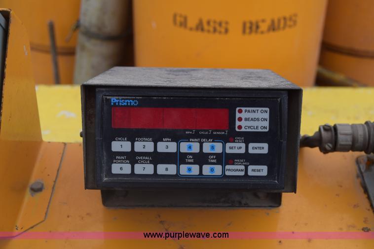 image for item K6534 1994 GMC W5 paint striper truck