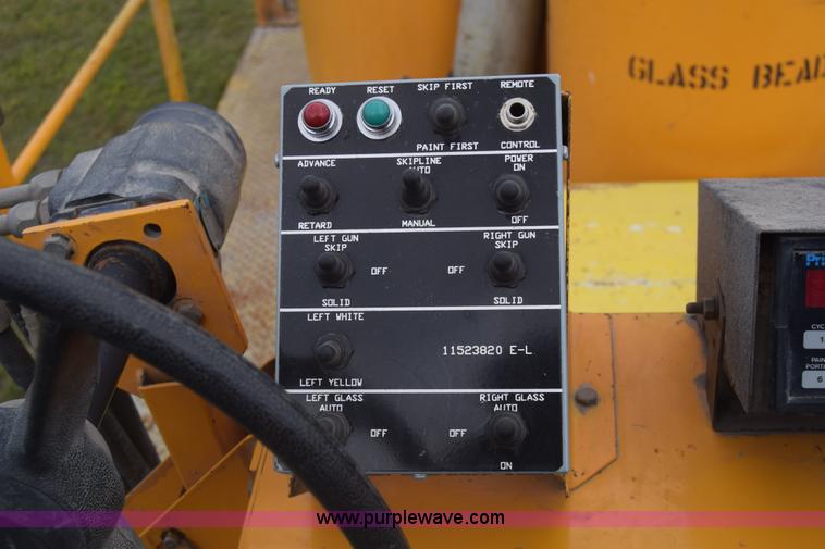 image for item K6534 1994 GMC W5 paint striper truck