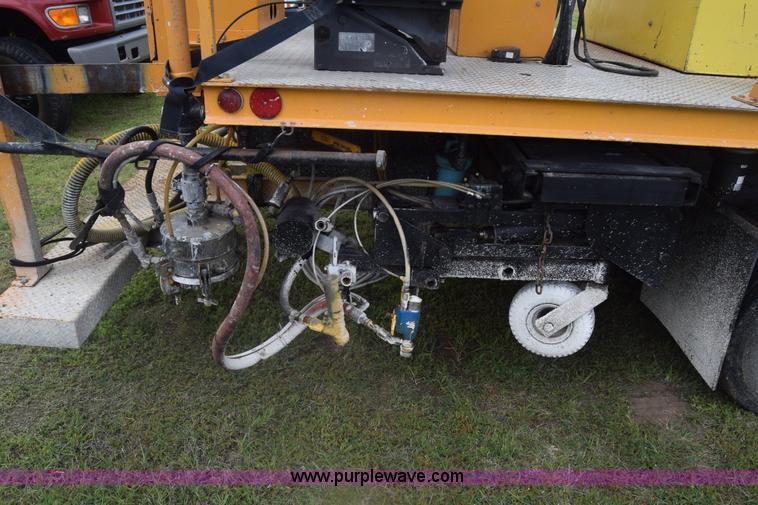 image for item K6534 1994 GMC W5 paint striper truck